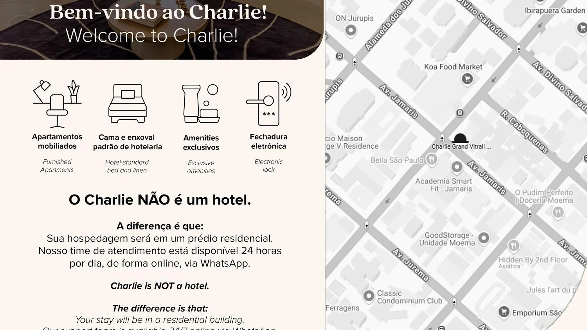 Charlie Grand Vitrali Moema Apartment Sao Paulo Brazil